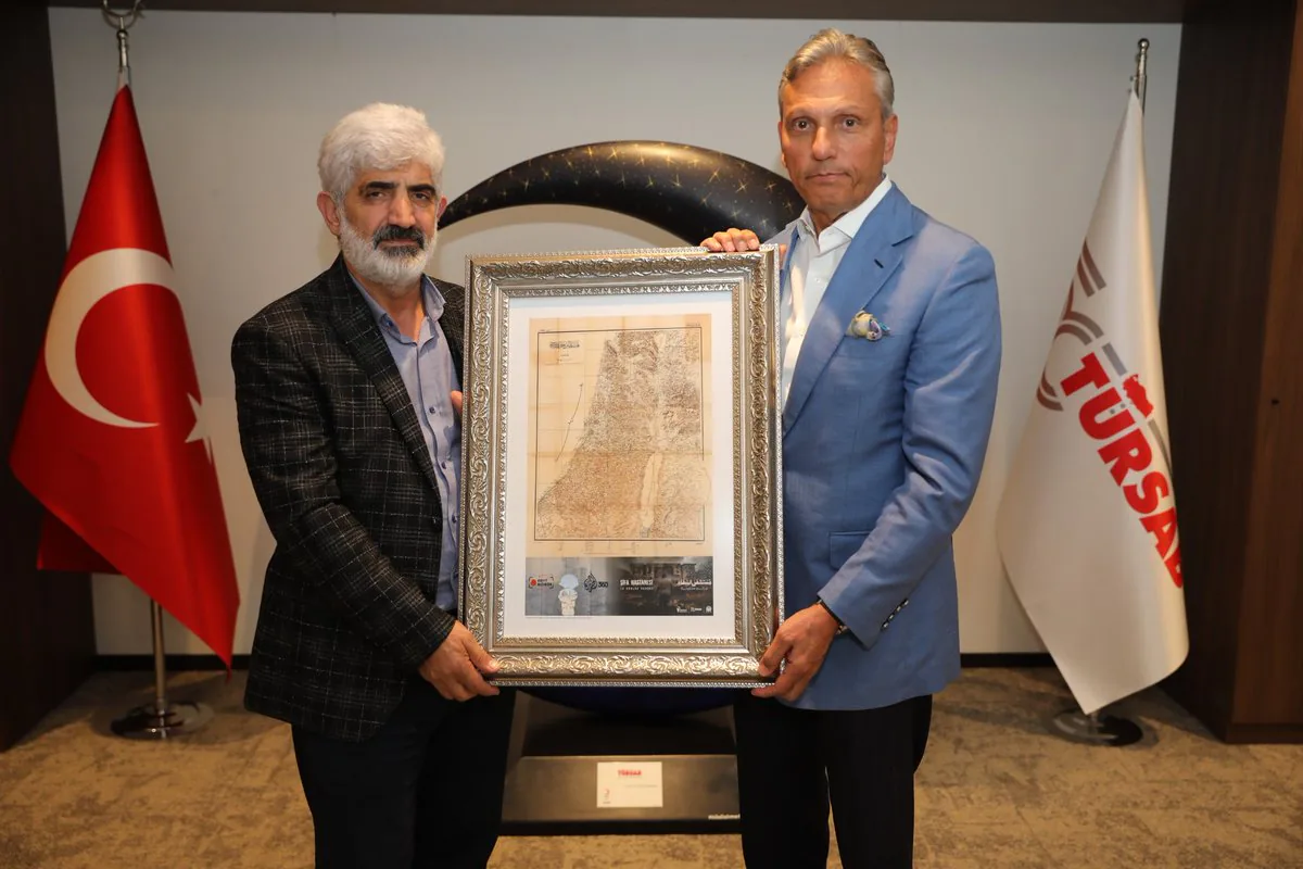TÜRSAB Yönetim Kurulu Başkanı Firuz Bağlıkaya İhsan Aktaş ile Bir Araya Geldi TÜRSAB Yönetim Kurulu Başkanı Firuz Bağlıkaya İhsan Aktaş ile Bir Araya Geldi