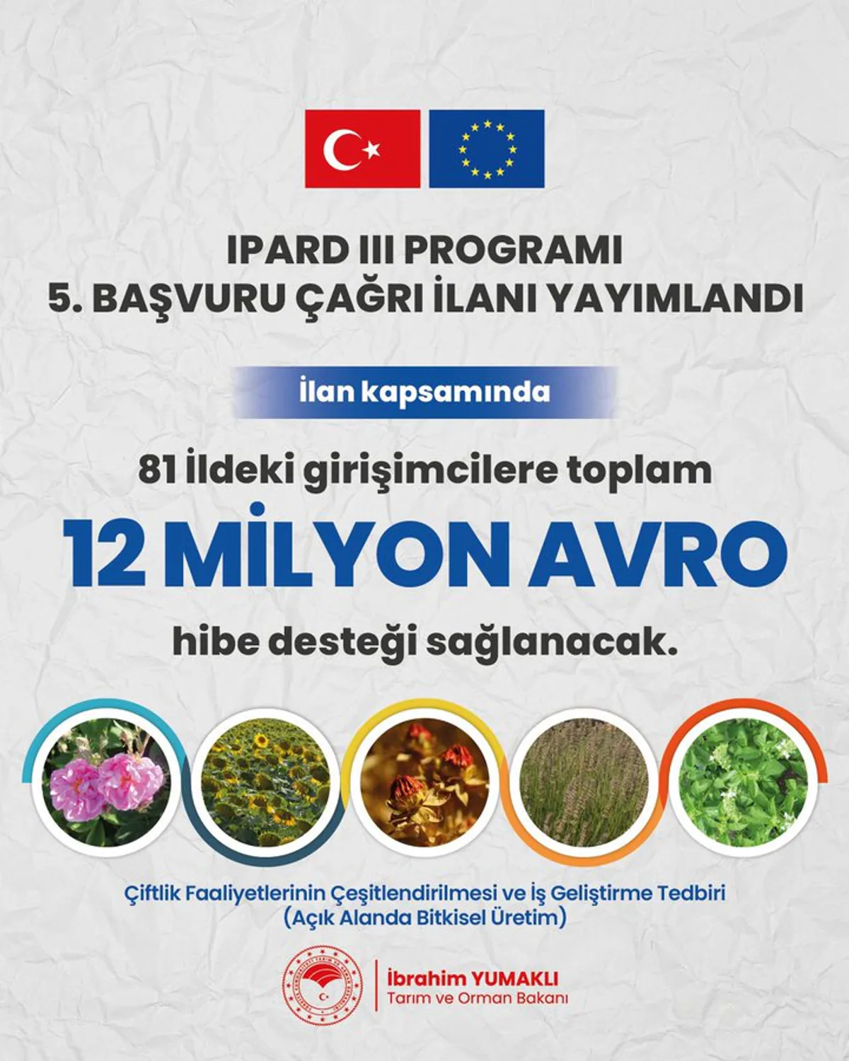 Türkiye'de Tarım ve Kırsal Kalkınmaya Destek İçin Yeni Bir Adım Türkiye'de Tarım ve Kırsal Kalkınmaya Destek İçin Yeni Bir Adım