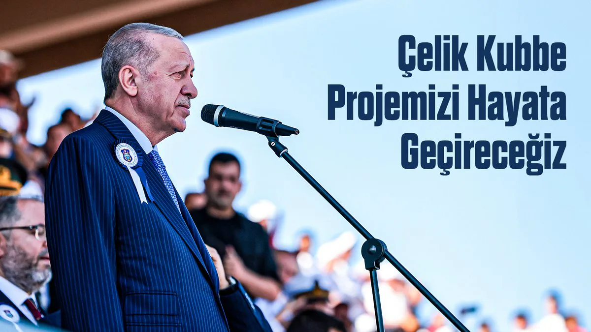 Cumhurbaşkanı Recep Tayyip Erdoğan, Yeni Çelik Kubbe Projesi Hakkında Açıklamalarda Bulundu Cumhurbaşkanı Recep Tayyip Erdoğan, Yeni Çelik Kubbe Projesi Hakkında Açıklamalarda Bulundu