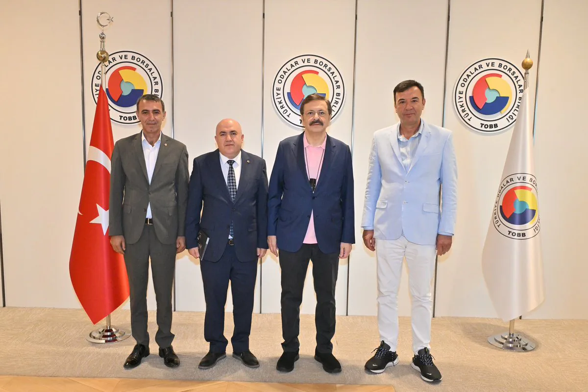 Bilecik Ticaret ve Sanayi Odası Yönetim Kurulu Başkanı Mehmet Ergun, TOBB'da Önemli Bir Ziyaret Gerçekleştirdi Bilecik Ticaret ve Sanayi Odası Yönetim Kurulu Başkanı Mehmet Ergun, TOBB'da Önemli Bir Ziyaret Gerçekleştirdi