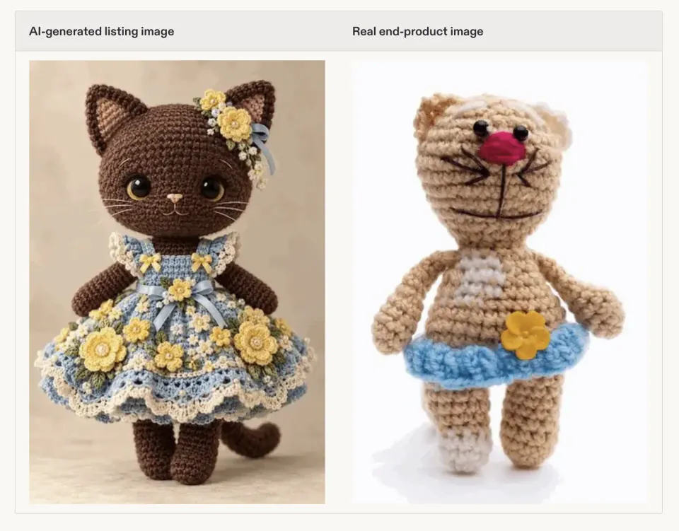Etsy, yapay zeka içerikli ilanlara karşı yeni kurallar getirdi: 'Gerçek fotoğraf zorunlu' görseli