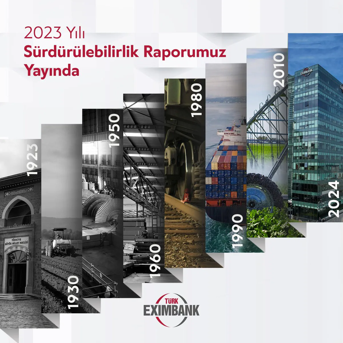Türk Eximbank, 2023 yılı Sürdürülebilirlik Raporu'nu yayımladı Türk Eximbank, 2023 yılı Sürdürülebilirlik Raporu'nu yayımladı