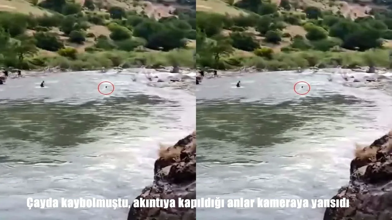 Bingöl'de Sarım Çayı'nda facia: Akıntıya kapıldığı anlar kamerada Bingöl'de Sarım Çayı'nda facia: Akıntıya kapıldığı anlar kamerada