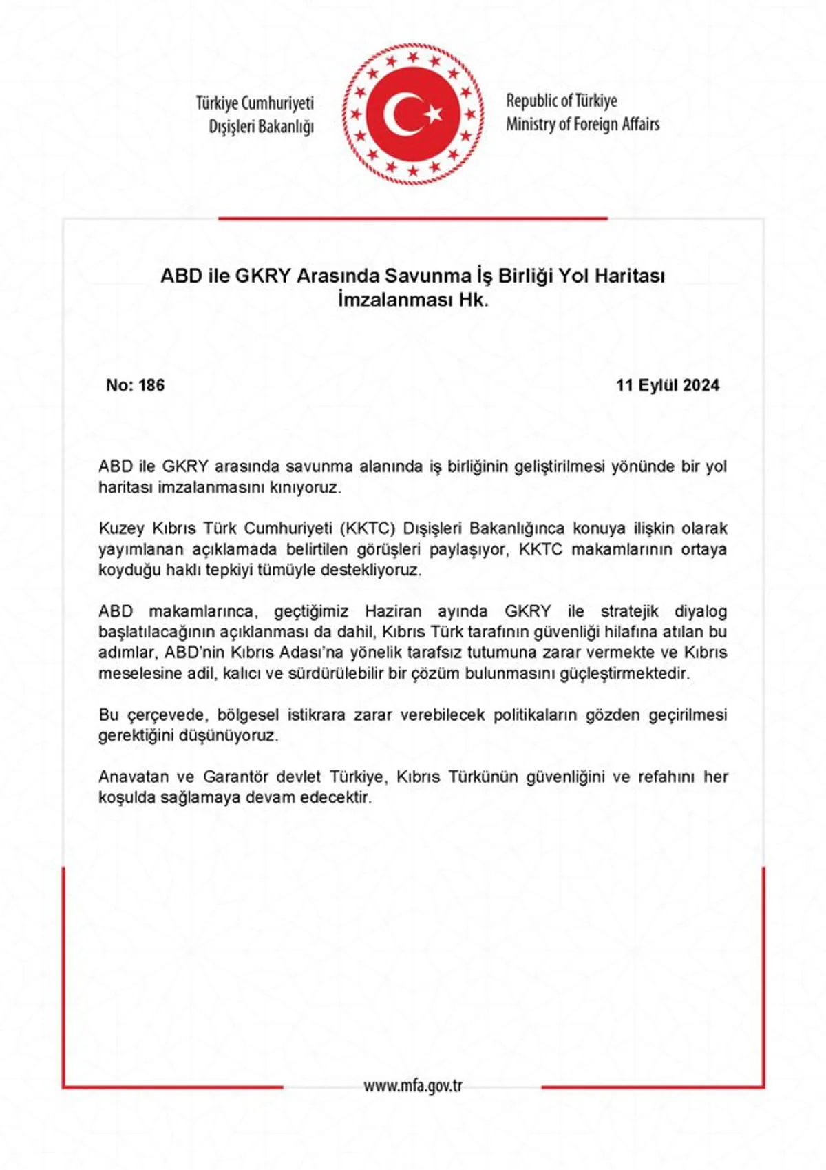 ABD ile GKRY Arasında Savunma İş Birliği Yol Haritası İmzalandı ABD ile GKRY Arasında Savunma İş Birliği Yol Haritası İmzalandı