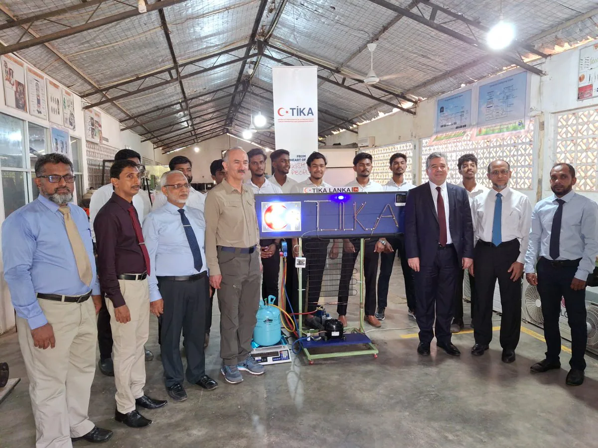 TİKA, Sri Lanka'da Mesleki Eğitimi Destekliyor TİKA, Sri Lanka'da Mesleki Eğitimi Destekliyor