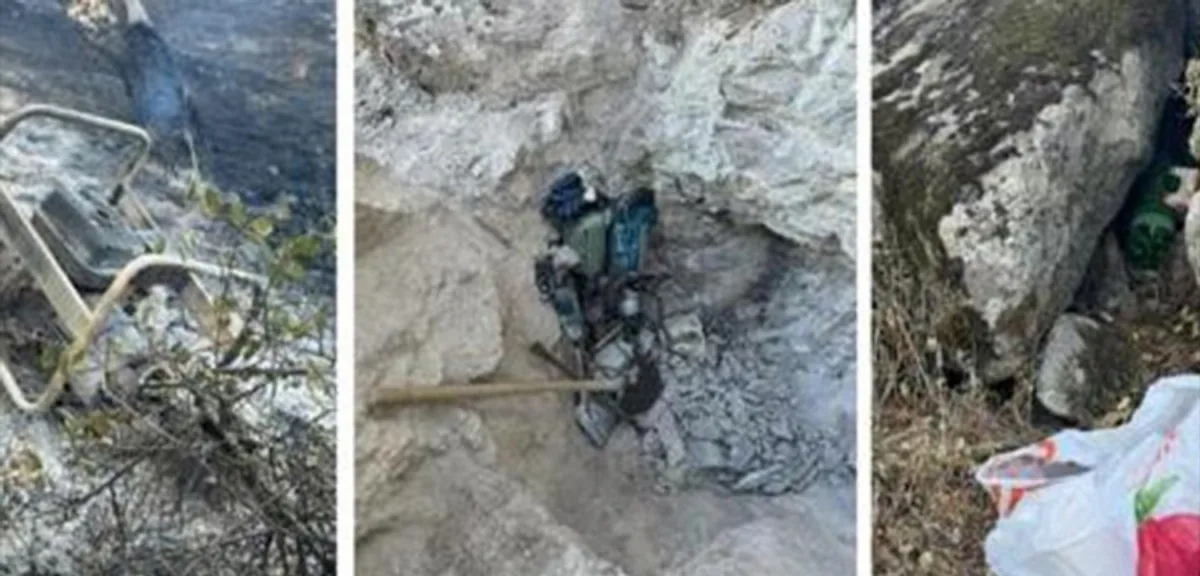 İzmir'de Yamanlar Dağı Yangını Kaçak Define Kazıcılarından Kaynaklandı İzmir'de Yamanlar Dağı Yangını Kaçak Define Kazıcılarından Kaynaklandı