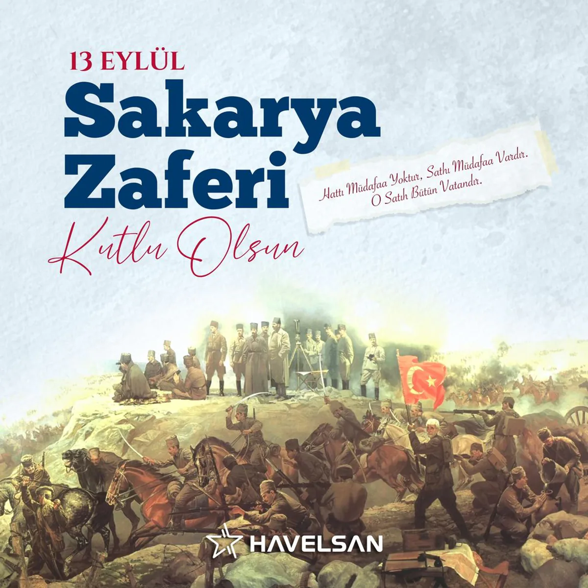 Sakarya Zaferi'nin 103. Yılı Sakarya Zaferi'nin 103. Yılı