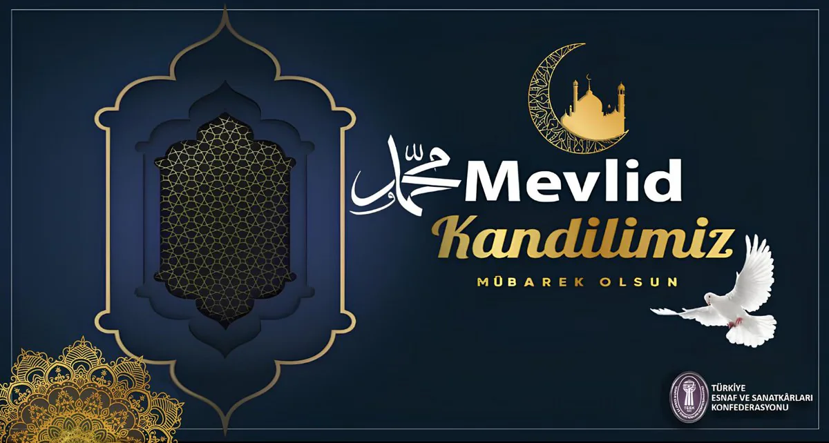 Mevlid Kandili'nde Hz. Muhammed'in Doğumu Kutlanıyor Mevlid Kandili'nde Hz. Muhammed'in Doğumu Kutlanıyor