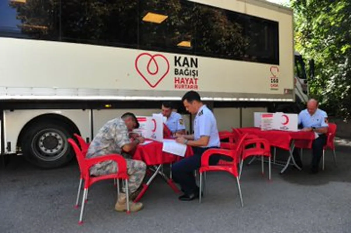 Hava Kuvvetleri Karargâhı Personeli Kan Bağışında Bulundu Hava Kuvvetleri Karargâhı Personeli Kan Bağışında Bulundu