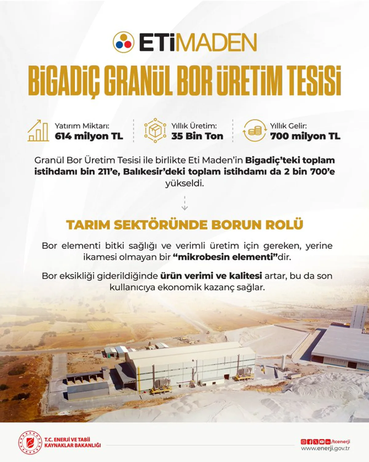 Türkiye, Bor Mineralleriyle Ekonomik Fayda Sağlıyor Türkiye, Bor Mineralleriyle Ekonomik Fayda Sağlıyor