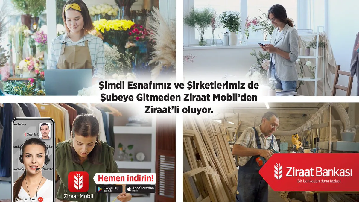 Ziraat Bankası, Şubeye Gitmeden İşlemleri Kolaylaştırıyor Ziraat Bankası, Şubeye Gitmeden İşlemleri Kolaylaştırıyor