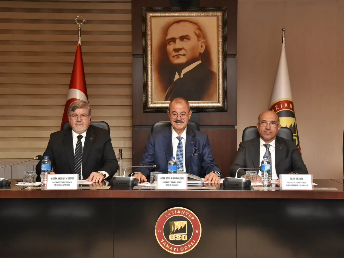 Gaziantep Sanayi Odası Eylül Ayı Meclis Toplantısı Gerçekleştirildi Gaziantep Sanayi Odası Eylül Ayı Meclis Toplantısı Gerçekleştirildi