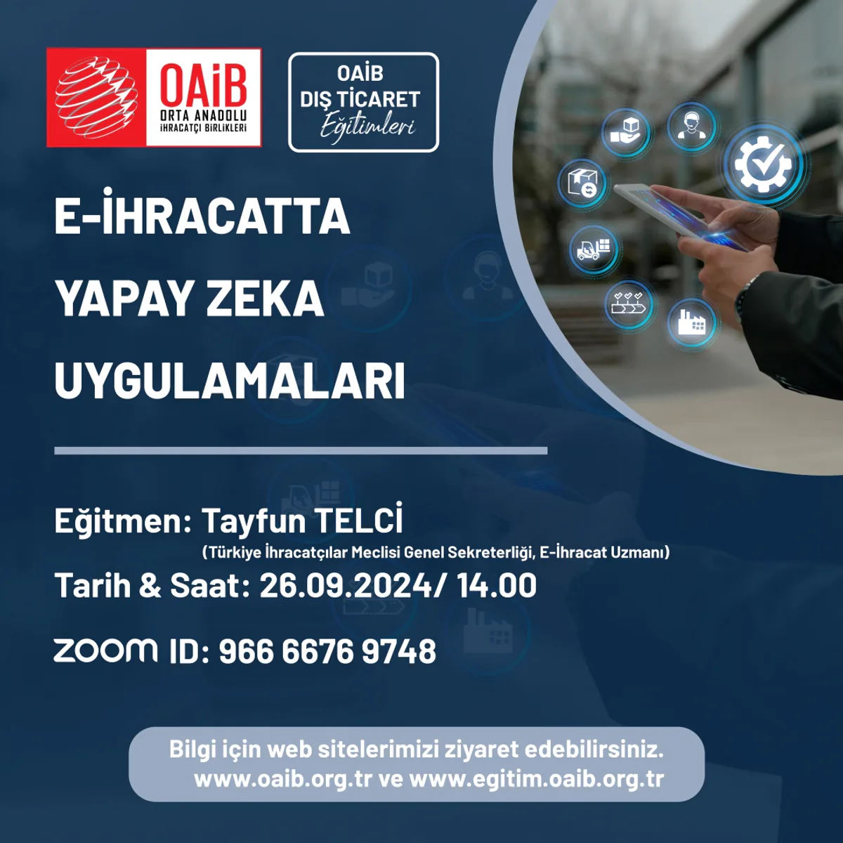 Orta Anadolu İhracatçı Birlikleri, e-ihracat alanında yenilikçi çözümler sunuyor Orta Anadolu İhracatçı Birlikleri, e-ihracat alanında yenilikçi çözümler sunuyor