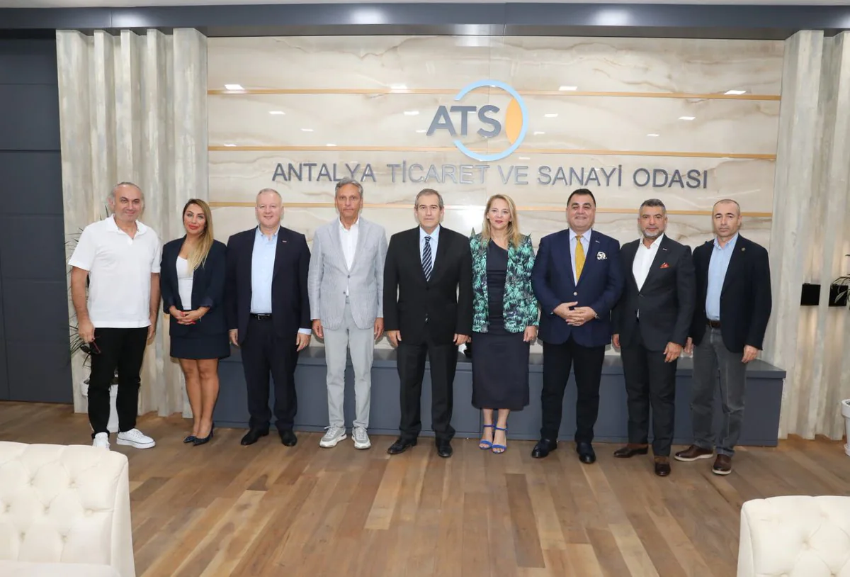 TÜRSAB Heyeti ATSO'yu Ziyaret Etti TÜRSAB Heyeti ATSO'yu Ziyaret Etti