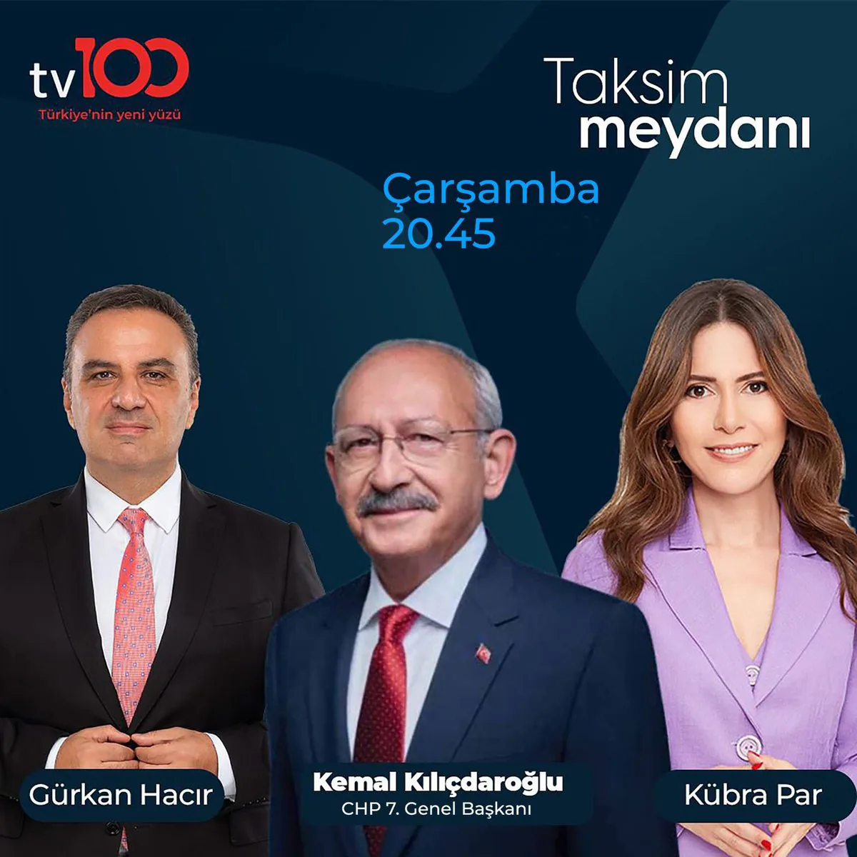 Cumhuriyet Halk Partisi'nin 7. Genel Başkanı Kemal Kılıçdaroğlu Taksim Meydanı Programına Konuk Olacak Cumhuriyet Halk Partisi'nin 7. Genel Başkanı Kemal Kılıçdaroğlu Taksim Meydanı Programına Konuk Olacak