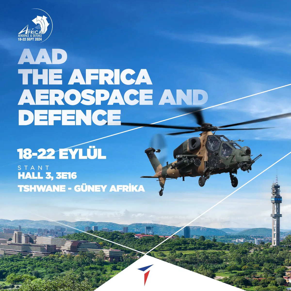 Türk Havacılık ve Uzay Sanayii, Africa Aerospace and Defence Fuarı'nda Türk Havacılık ve Uzay Sanayii, Africa Aerospace and Defence Fuarı'nda