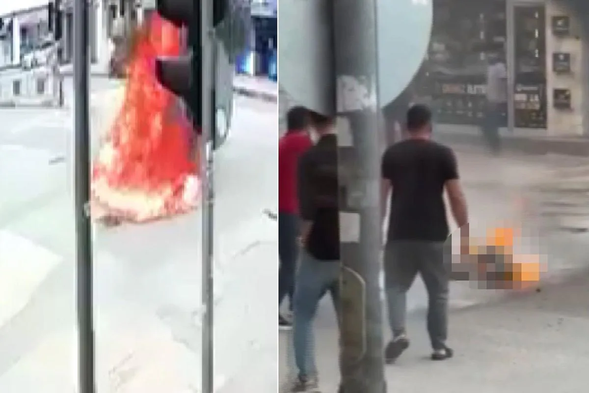 Hatay'da dehşet anları: Zabıta uyarısı sonrası kendini ateşe verdi Hatay'da dehşet anları: Zabıta uyarısı sonrası kendini ateşe verdi
