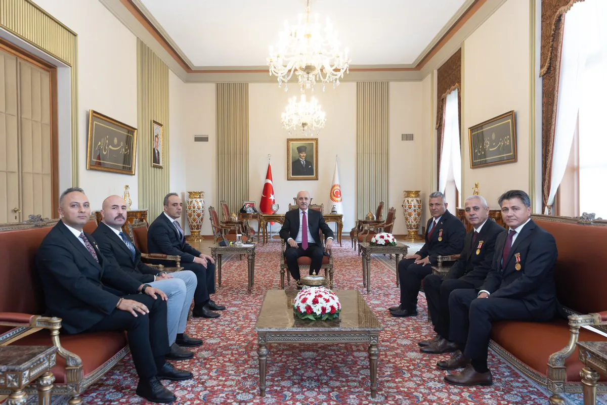 TBMM Başkanı, Gazilerle Buluştu TBMM Başkanı, Gazilerle Buluştu
