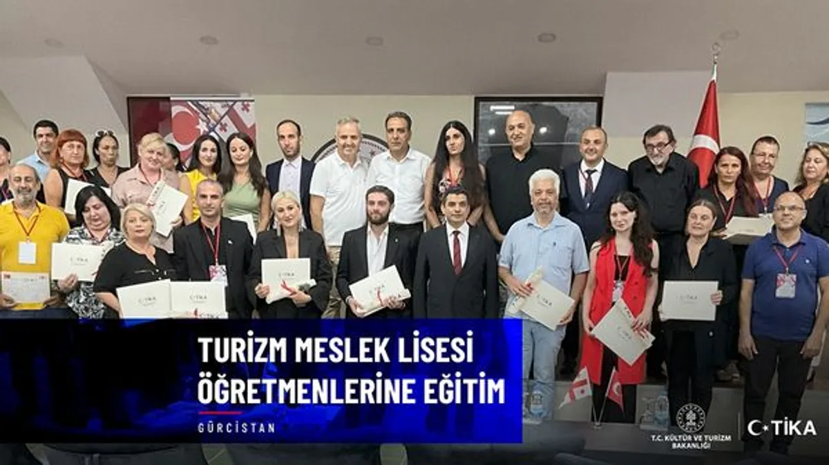 Gürcistanlı Turizm Meslek Lisesi Öğretmenleri Türkiye’de Eğitim Aldı Gürcistanlı Turizm Meslek Lisesi Öğretmenleri Türkiye’de Eğitim Aldı