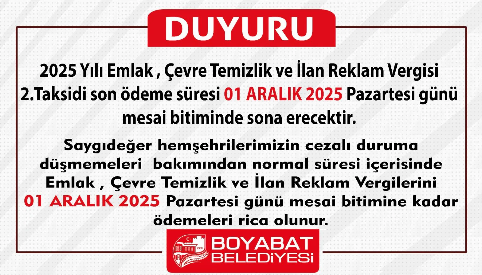 Sivas, Tokat ve Siirt'te Emlak Vergisi Alarmı: Temmuz Süreçleri Başladı Sivas, Tokat ve Siirt'te Emlak Vergisi Alarmı: Temmuz Süreçleri Başladı
