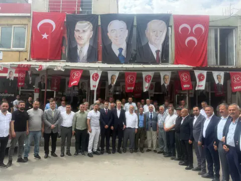 MHP Baykan İlçe Başkanlığı'nda Mübarek Göktaş Güven Tazeledi
