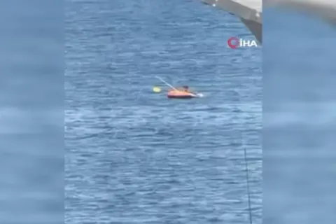 Bursa Mudanya'da Şişme Botla Açılan Çocuk İçin Kritik Müdahale