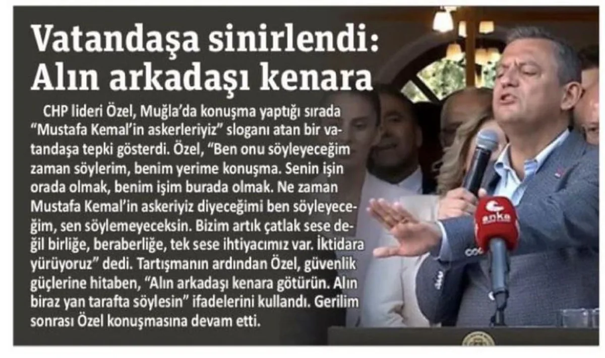 Oktay Vural: "Mustafa Kemalin askerleriyiz" Sloganına Karşı Çıkıyor Oktay Vural: "Mustafa Kemalin askerleriyiz" Sloganına Karşı Çıkıyor