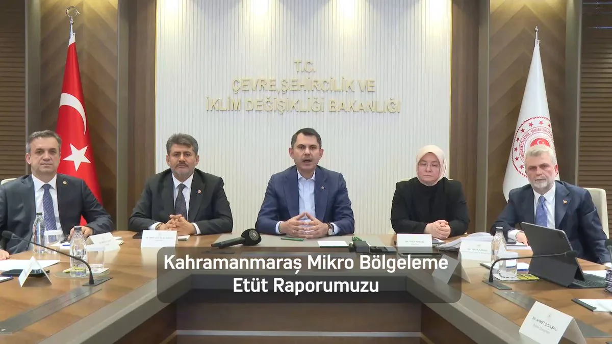 Kahramanmaraş'ta Mikrobölgeleme Etüt Raporu Toplantısı Yapıldı Kahramanmaraş'ta Mikrobölgeleme Etüt Raporu Toplantısı Yapıldı