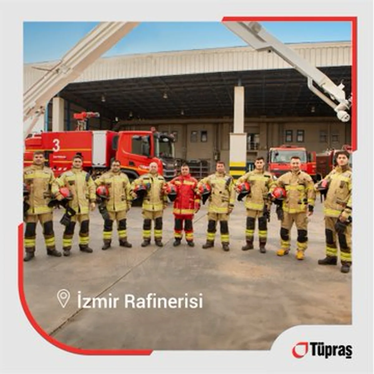 Tüpraş, İtfaiyeciler Haftası için itfaiyecilere teşekkür etti Tüpraş, İtfaiyeciler Haftası için itfaiyecilere teşekkür etti