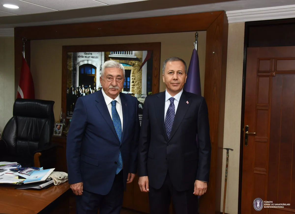 İçişleri Bakanı Ali Yerlikaya, TESK Genel Merkezini Ziyaret Etti İçişleri Bakanı Ali Yerlikaya, TESK Genel Merkezini Ziyaret Etti