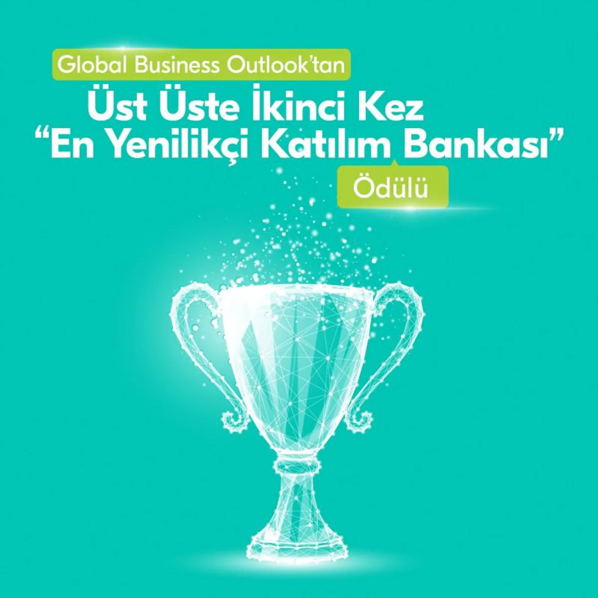 Türkiye Finans Katılım Bankası "En Yenilikçi Katılım Bankası" Ödülüne Layık Görüldü Türkiye Finans Katılım Bankası "En Yenilikçi Katılım Bankası" Ödülüne Layık Görüldü