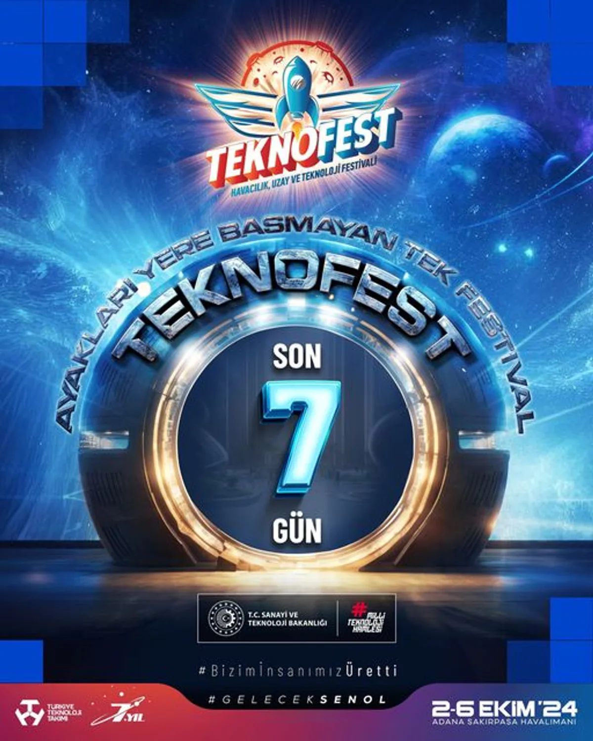 Teknofest Adana İçin Son Gün Teknofest Adana İçin Son Gün