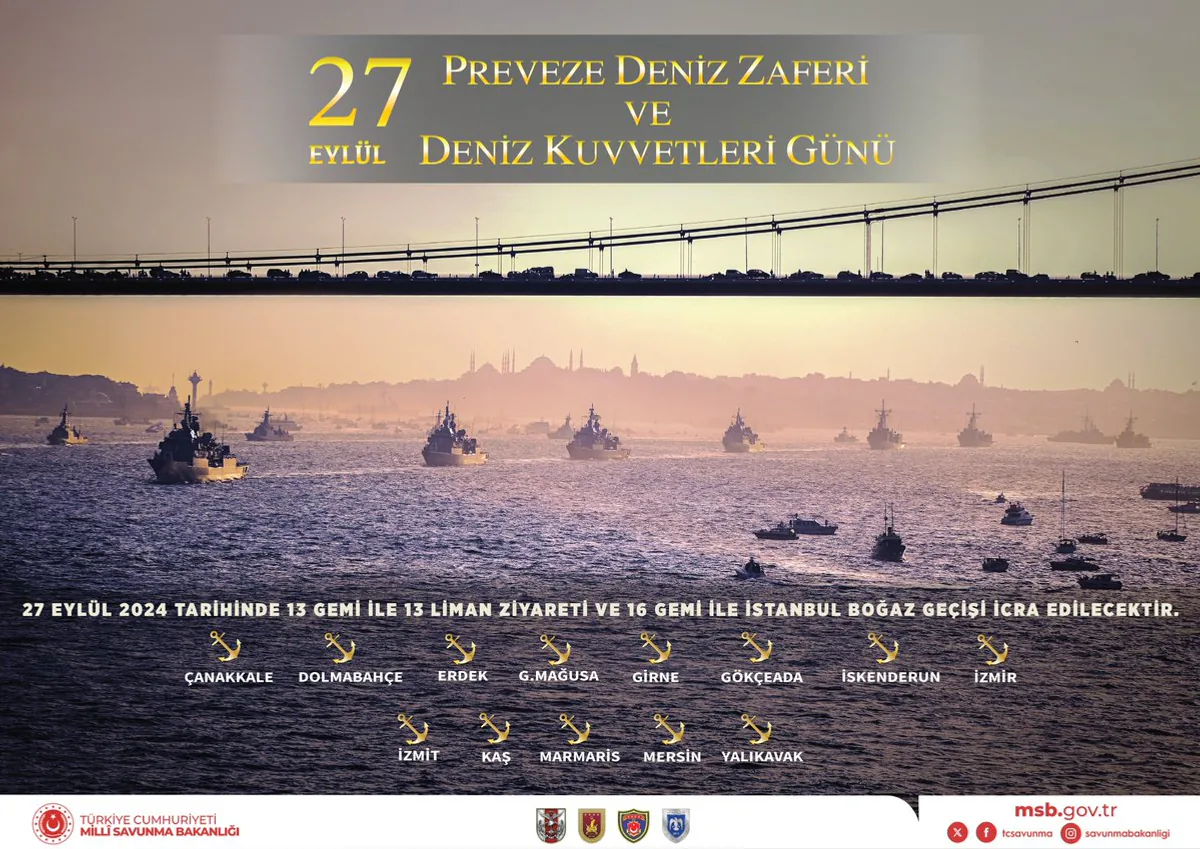 Preveze Deniz Zaferi ve Deniz Kuvvetleri Günü Etkinlikleri Preveze Deniz Zaferi ve Deniz Kuvvetleri Günü Etkinlikleri