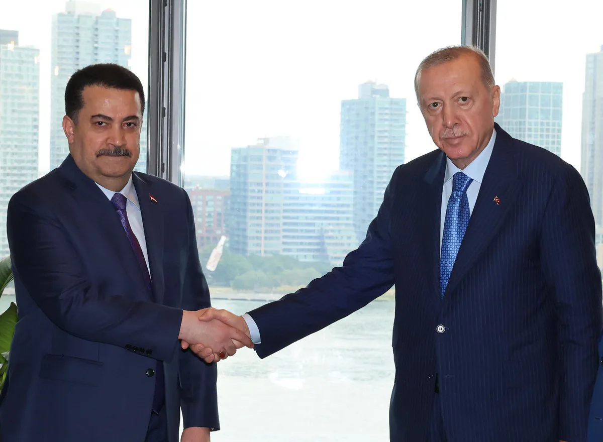 Cumhurbaşkanı Erdoğan ve Irak Başbakanı Al-Sudani ile Görüşme Cumhurbaşkanı Erdoğan ve Irak Başbakanı Al-Sudani ile Görüşme