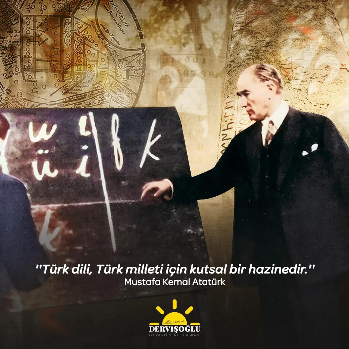 Birinci Türk Dil Kurultayı'nın Yıl Dönümü Kutlandı Birinci Türk Dil Kurultayı'nın Yıl Dönümü Kutlandı
