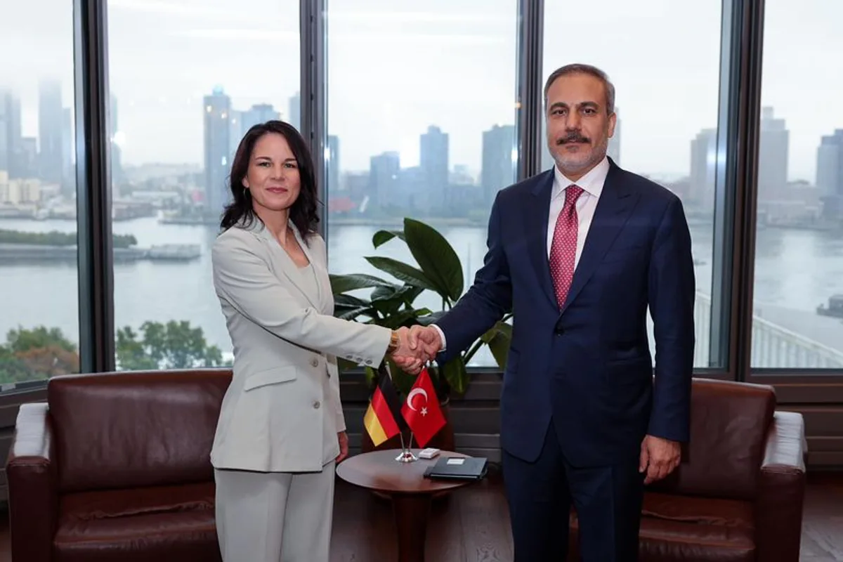 Hakan Fidan ve Annalena Baerbock New York'ta Buluştu Hakan Fidan ve Annalena Baerbock New York'ta Buluştu