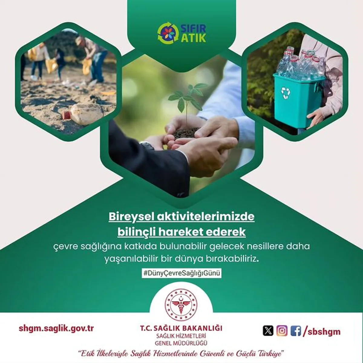 Dünya Çevre Sağlığı Günü'nde Bilinçli Davranışlar Önem Kazanıyor Dünya Çevre Sağlığı Günü'nde Bilinçli Davranışlar Önem Kazanıyor
