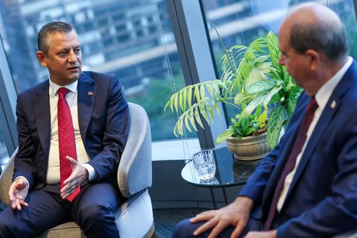 Türkevi'nde KKTC Cumhurbaşkanı ile Görüşme Türkevi'nde KKTC Cumhurbaşkanı ile Görüşme