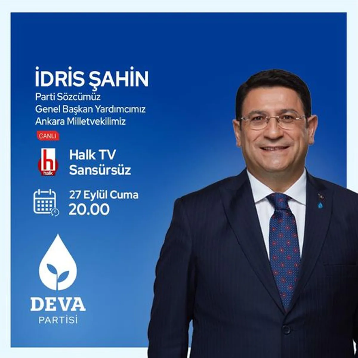 İdris Şahin, Halk TV’de Gündemi Değerlendirecek İdris Şahin, Halk TV’de Gündemi Değerlendirecek