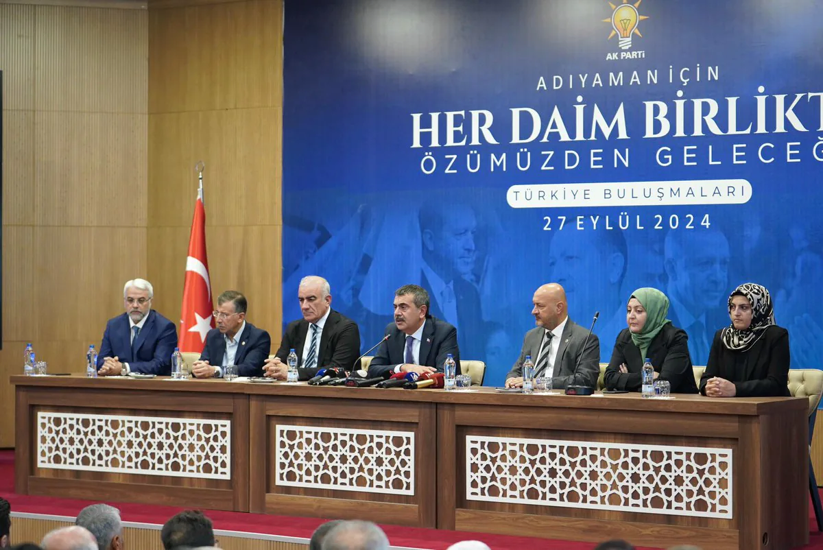 Adıyaman'da Türkiye Buluşmaları Gerçekleşti Adıyaman'da Türkiye Buluşmaları Gerçekleşti