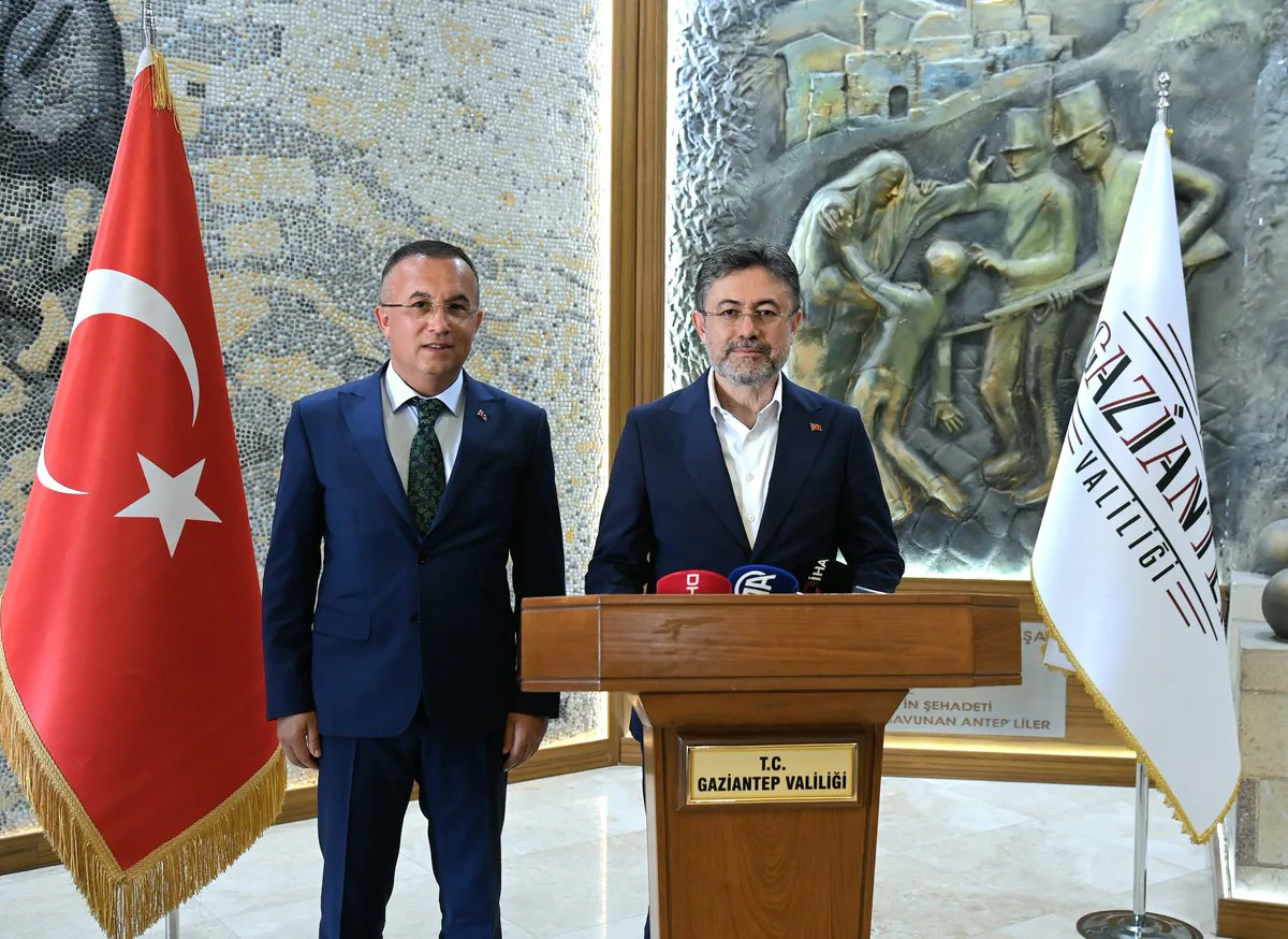Bakan İbrahim Yumaklı Gaziantep'te Bakan İbrahim Yumaklı Gaziantep'te