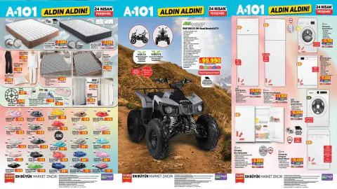 A101 16 Temmuz 2026 Kataloğu: Elektrikli Araç ve Ev Gereçleri Geliyor