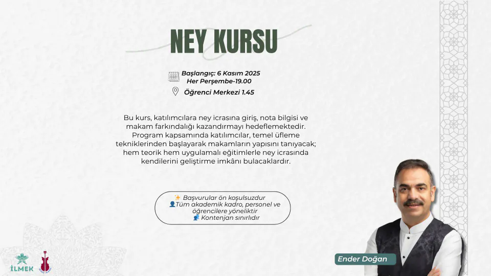 Burdur'da Ney Kursu Mezunları Sahne Aldı: Sabır ve Sanatın Buluşması görseli