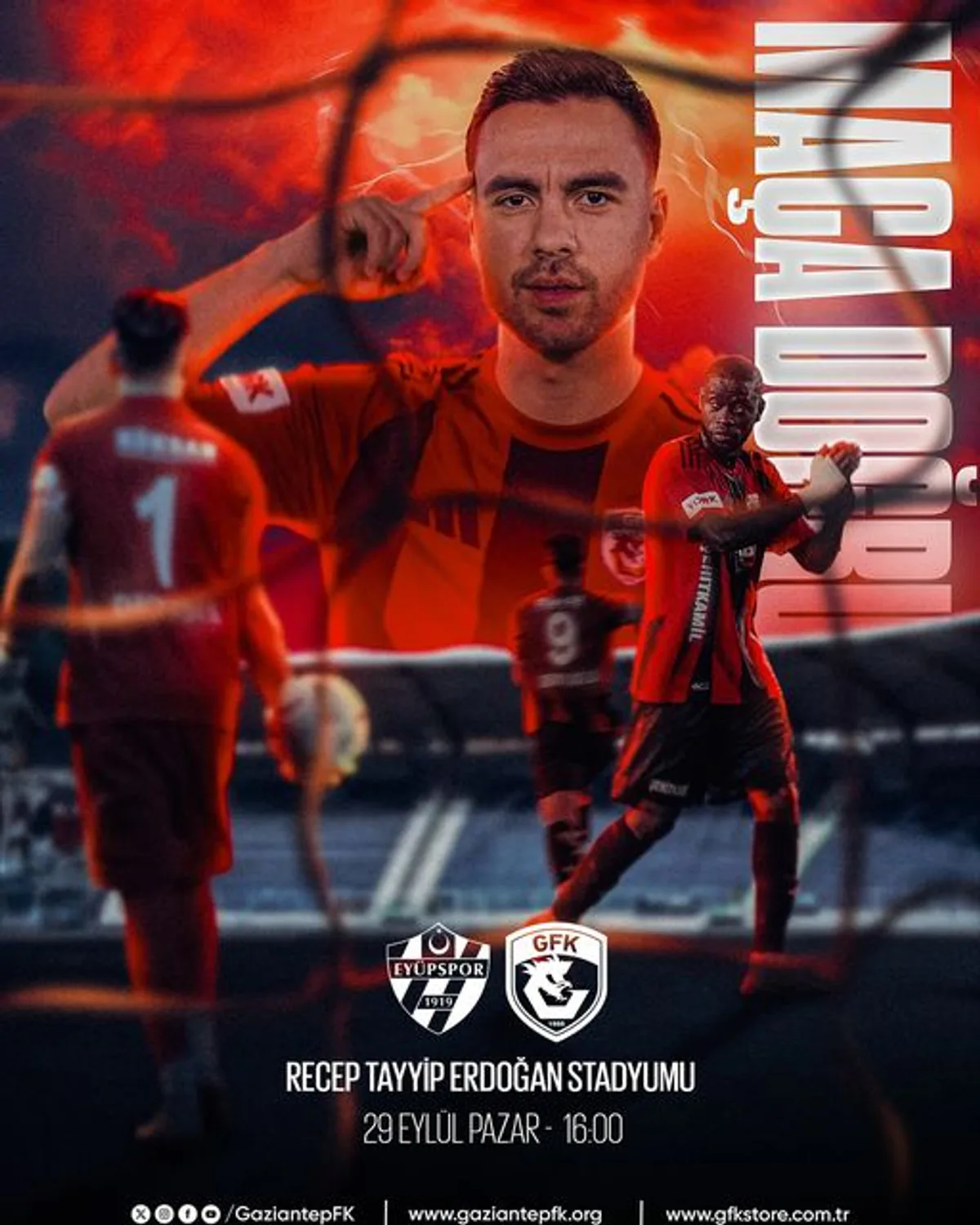 Gaziantep Futbol Kulübü Eyüpspor ile Karşılaşıyor Gaziantep Futbol Kulübü Eyüpspor ile Karşılaşıyor