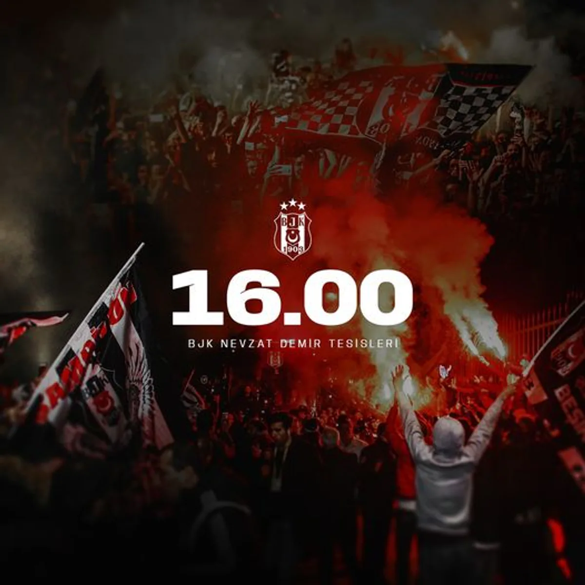 Büyük Beşiktaş Taraftarı Takımını Uğurlamak İçin Bir Araya Geliyor Büyük Beşiktaş Taraftarı Takımını Uğurlamak İçin Bir Araya Geliyor