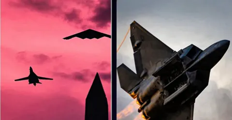 ABD'den İran'a Gövde Gösterisi: F-22 ve Stratejik Bombardıman Uçakları Devrede