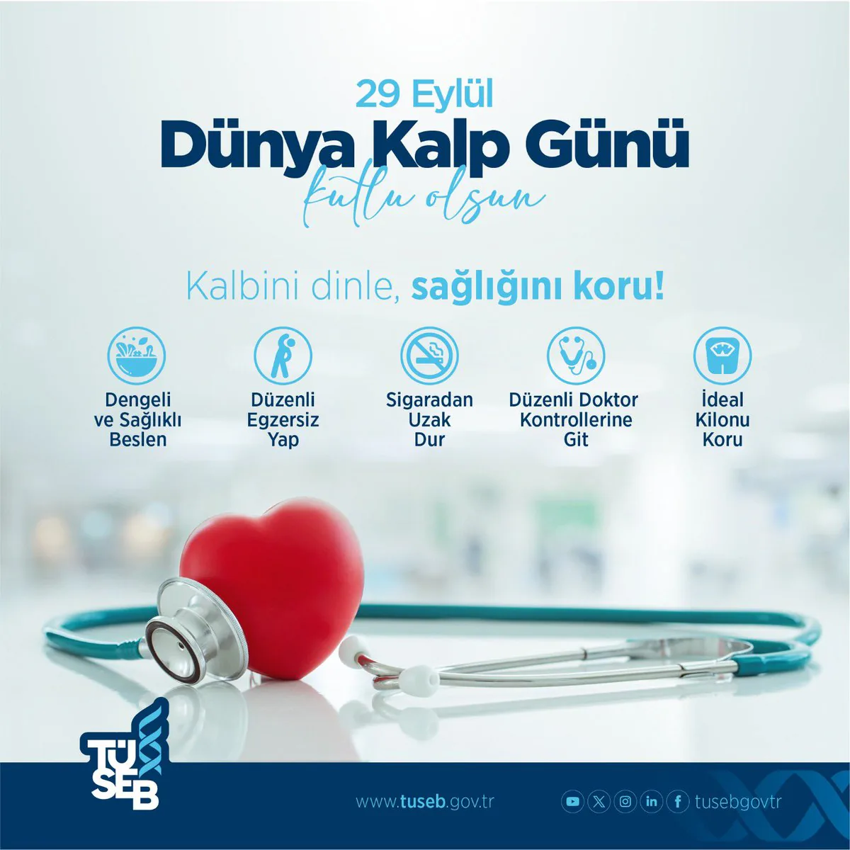 Dünya Kalp Günü'nde Farkındalık ve Sağlıklı Yaşam Vurgusu Dünya Kalp Günü'nde Farkındalık ve Sağlıklı Yaşam Vurgusu