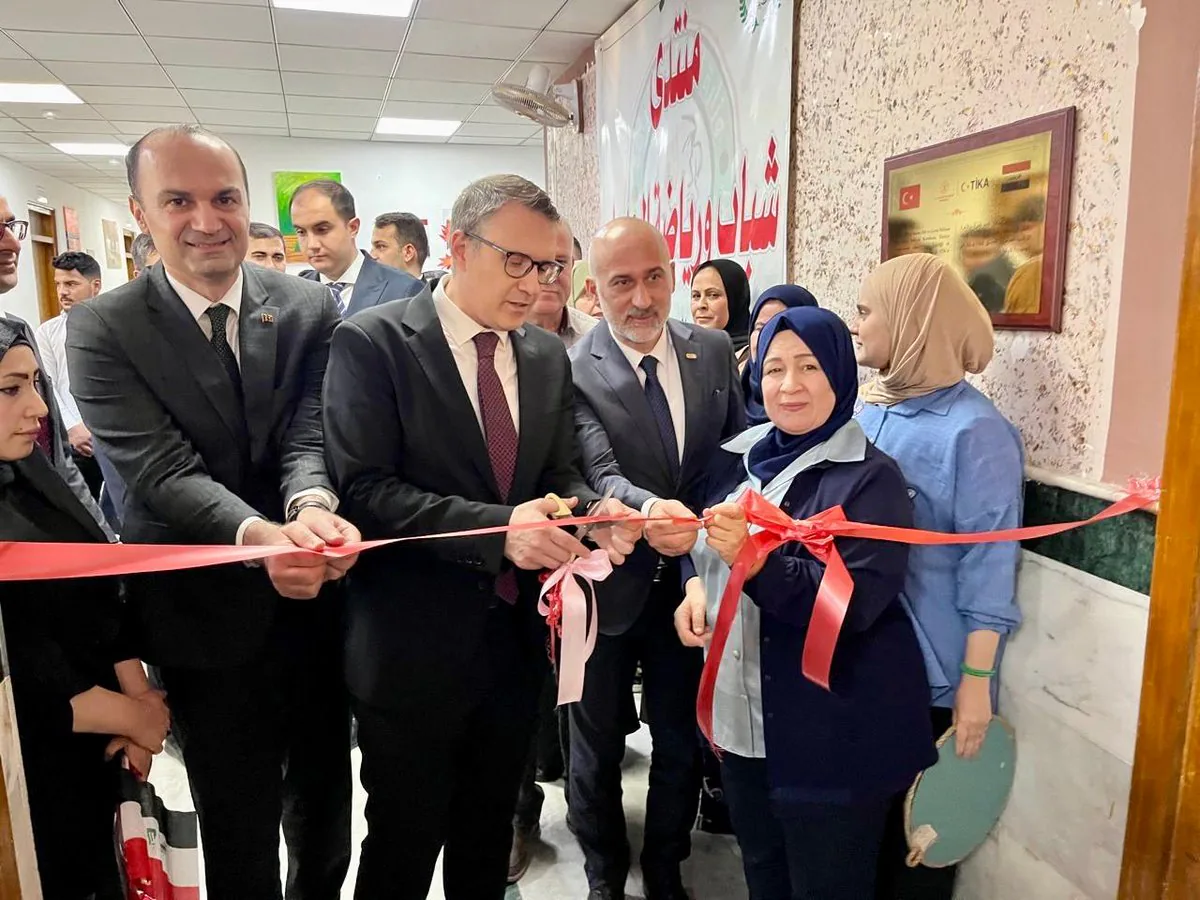 TİKA, Musul'da Kadınları Desteklemek İçin Bir Dikiş Atölyesi Kurdu TİKA, Musul'da Kadınları Desteklemek İçin Bir Dikiş Atölyesi Kurdu