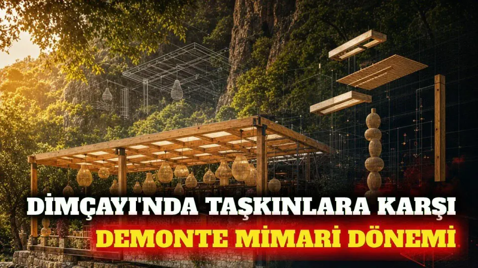 Alanya Dimçayı'nda Yeni Dönem: Taşkın Riskine Karşı Demonte Mimari görseli