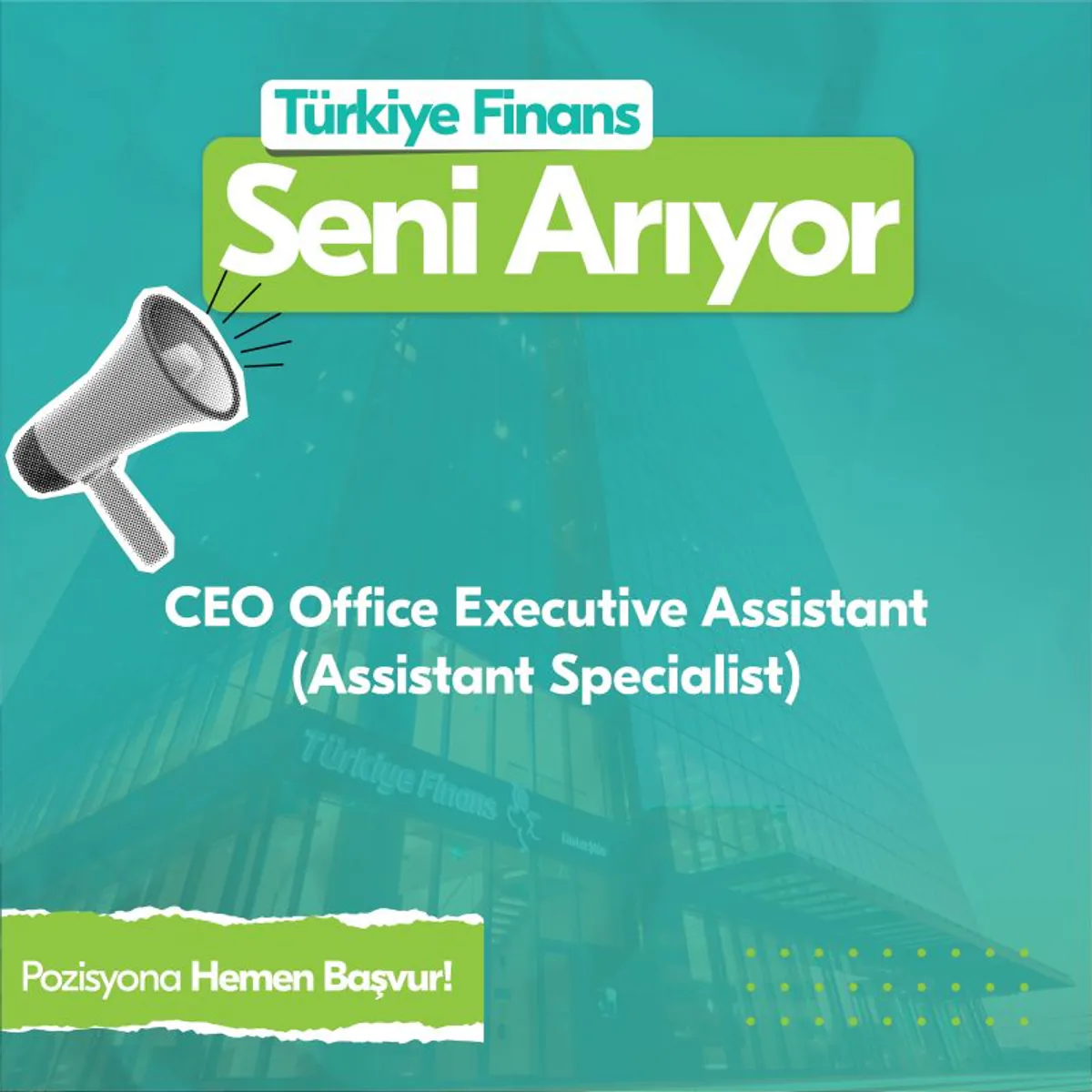 Türkiye Finans Katılım Bankası İş Başvurularını Almaya Başladı Türkiye Finans Katılım Bankası İş Başvurularını Almaya Başladı
